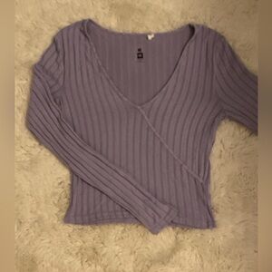 Me to We purple long sleeve top